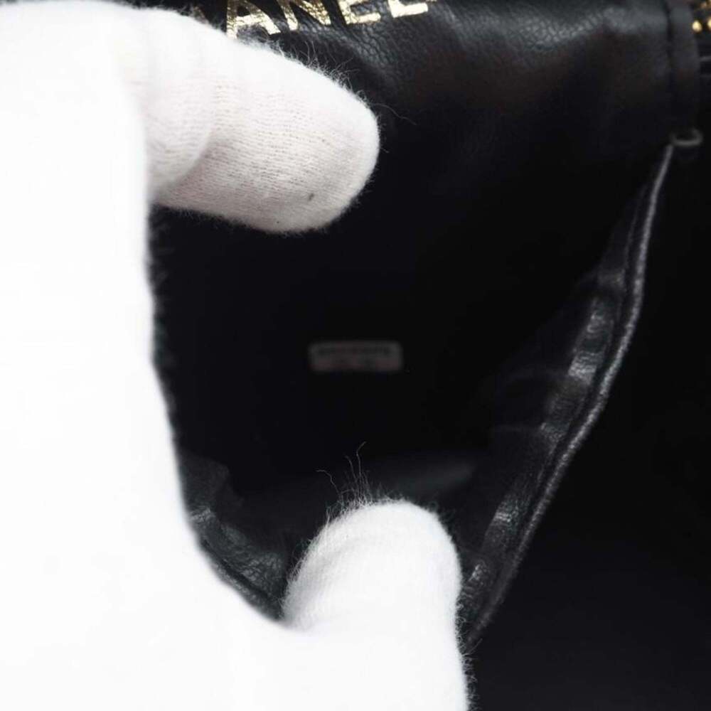 CHANEL Black Caviar Leather Logo Vanity Bag - Picture 10 of 12